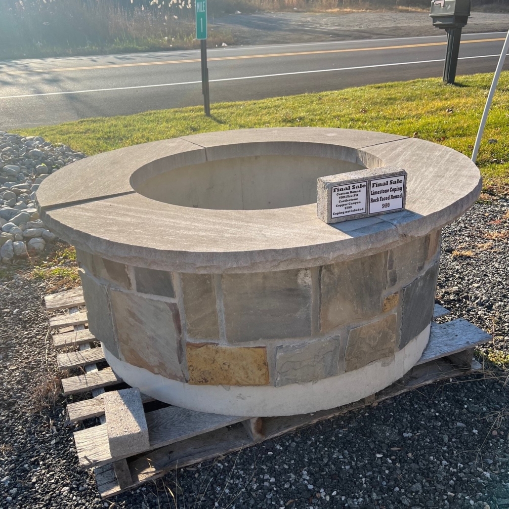 Fire Pit Sale Custom Round Fire Pit Valley Mason Supply
