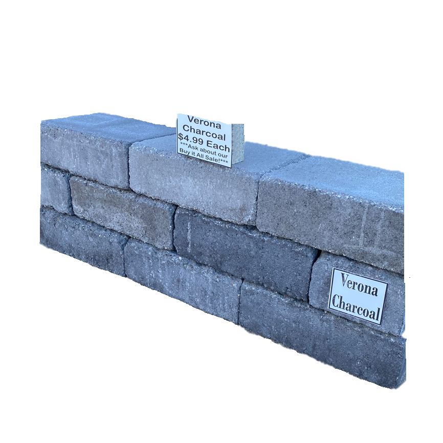 Concrete Paver & Wall Sale Verona Charcoal Valley Mason Supply